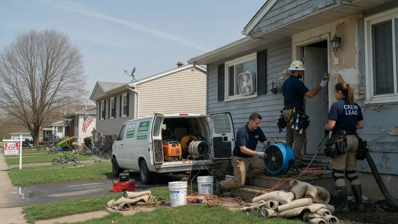 Flood Cleanup in Franklin Park, IL near me